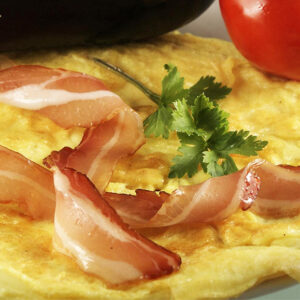 Protekal omlet sa ukusom slanine