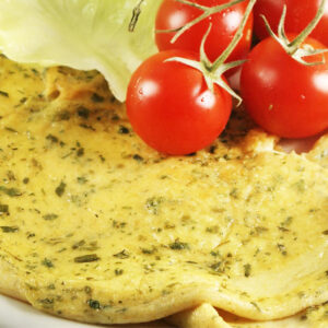 Protekal omlet sa ukusom vlašca i crnog luka bez glutena